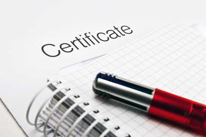 certificat de travail